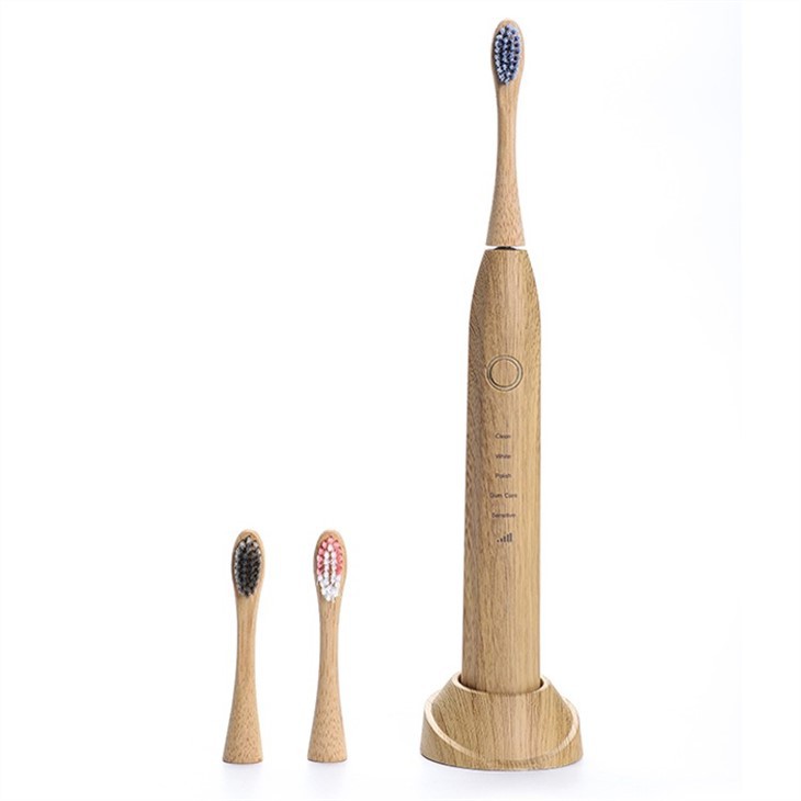 Сменная зубная щетка Бамбуковая электрическая головка зубной щетки
